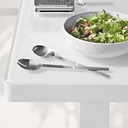 Couverts à salade Easy inox mat