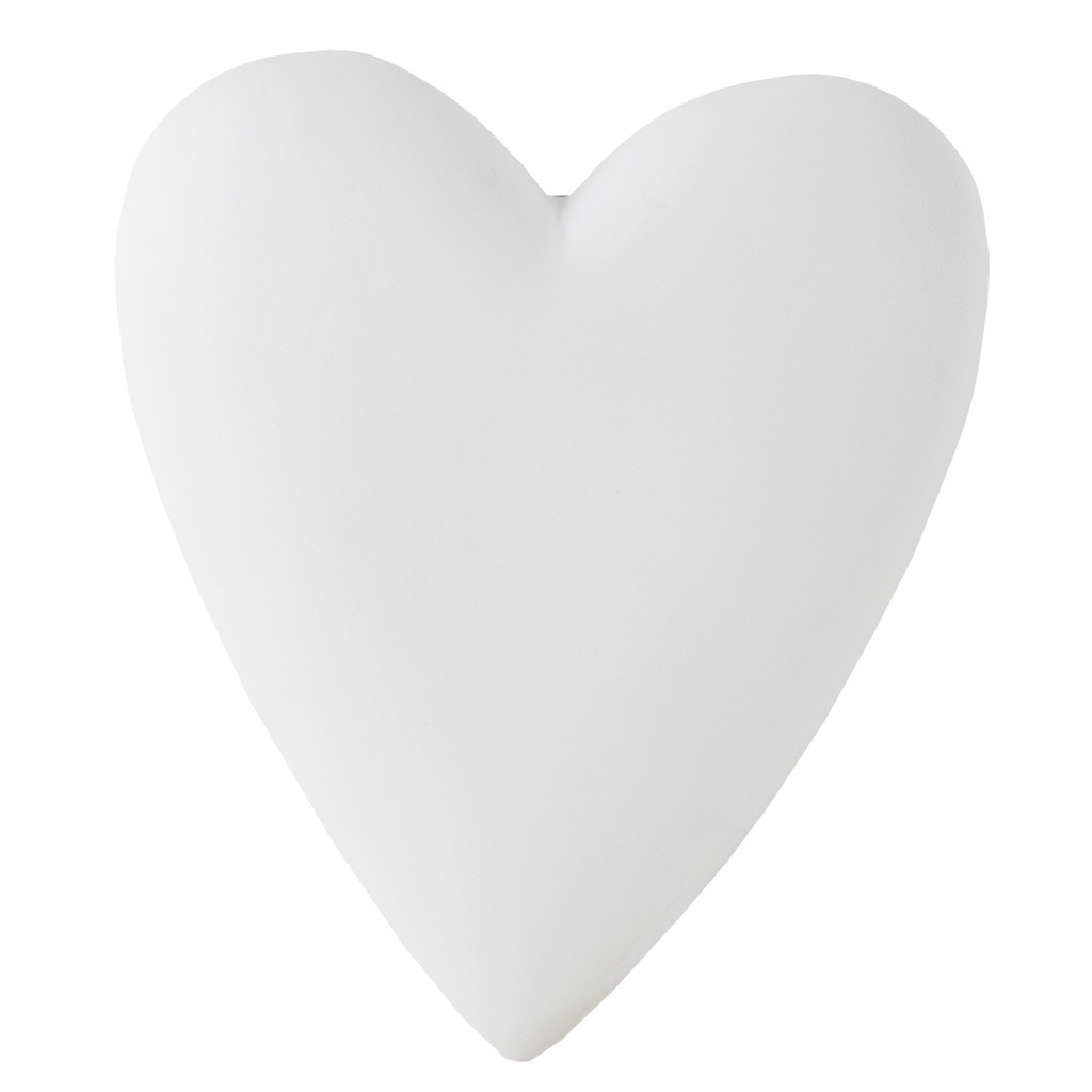 Porte serviette bois coeur porcelaine