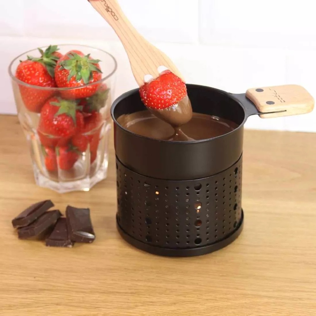 Kit fondue chocolat à la bougie