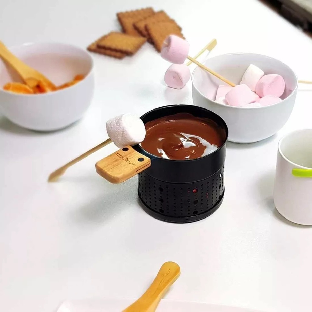 Kit fondue chocolat à la bougie