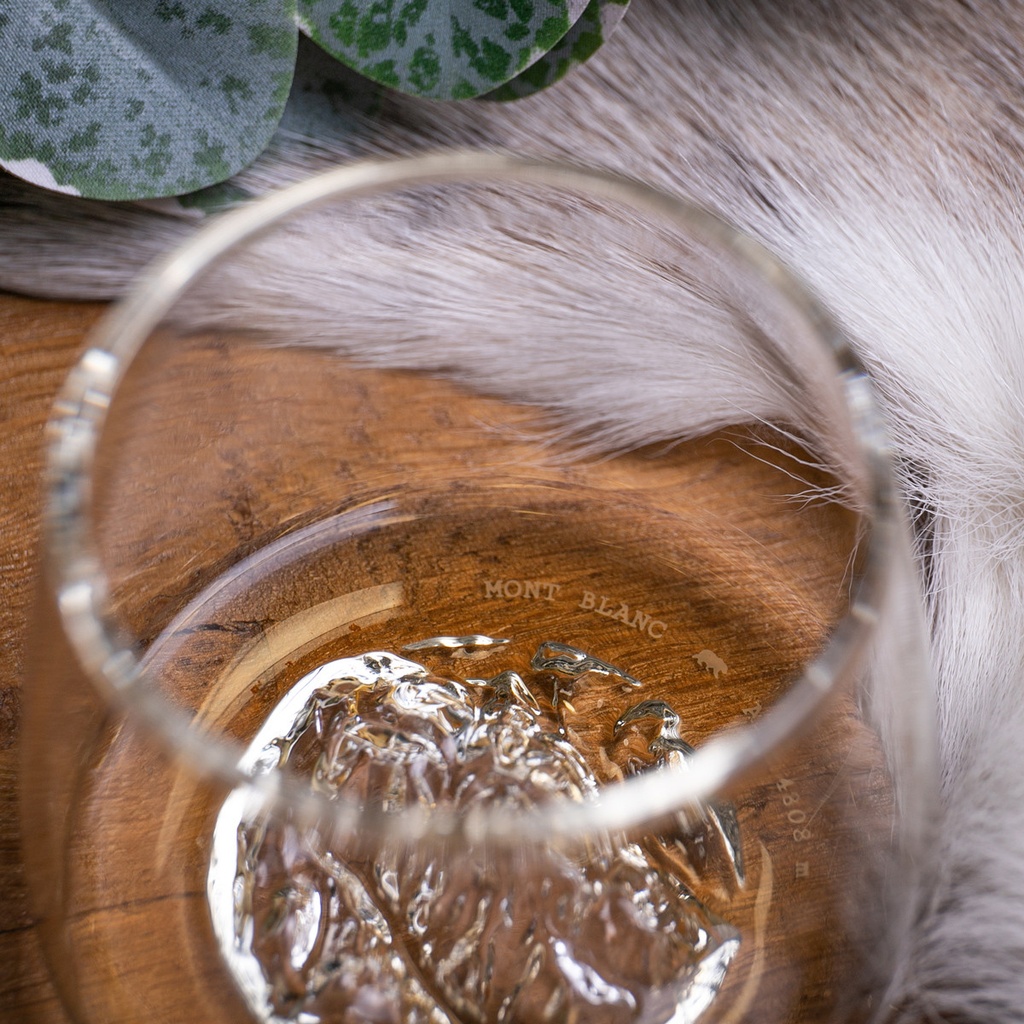 Set de 2 verres Topographic : Everest & Mont Blanc