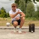 Sacoche à boule de pétanque JACK - Couleurs : CHARBON