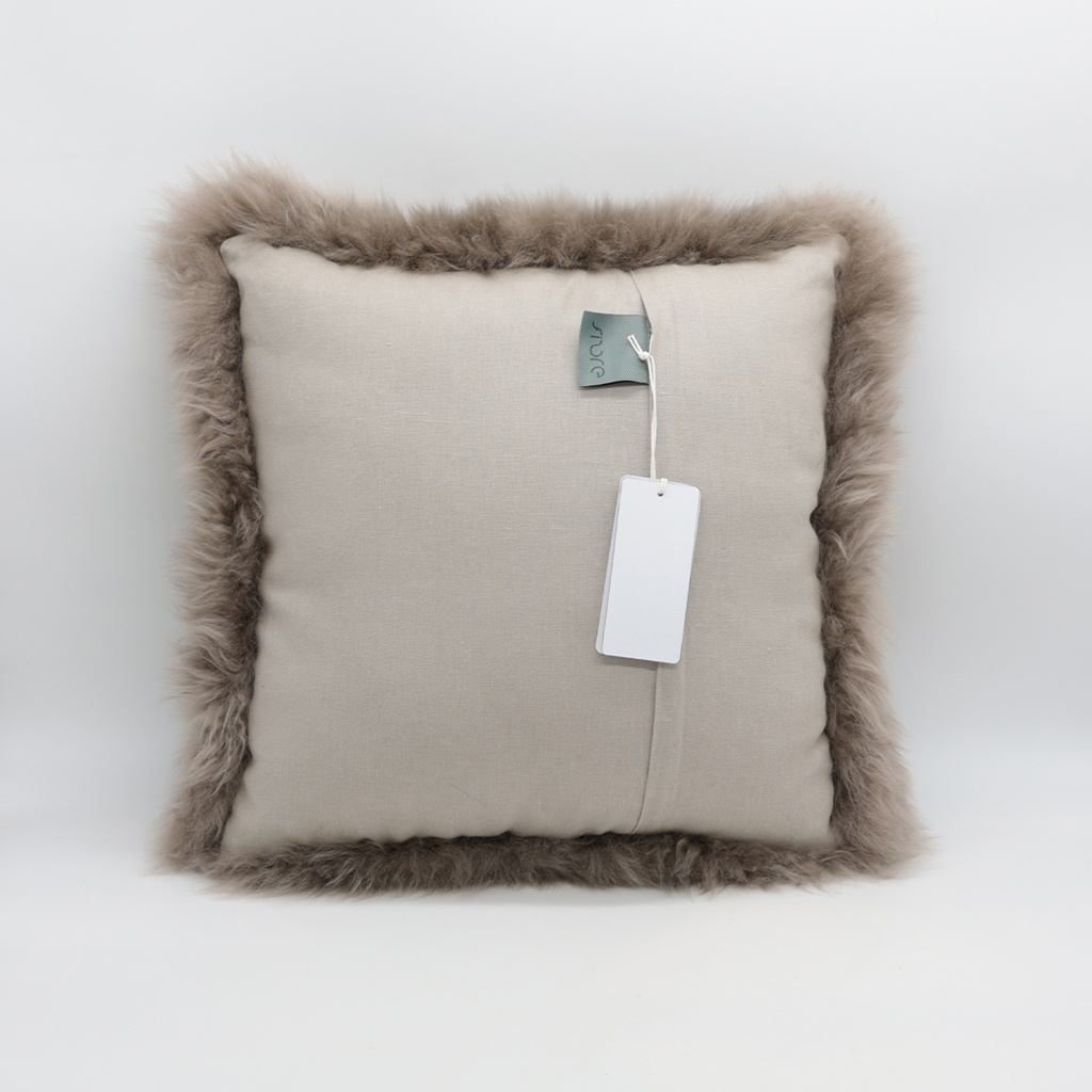 Coussin peau mouton Flax