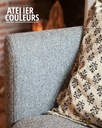 Coussin motif branche