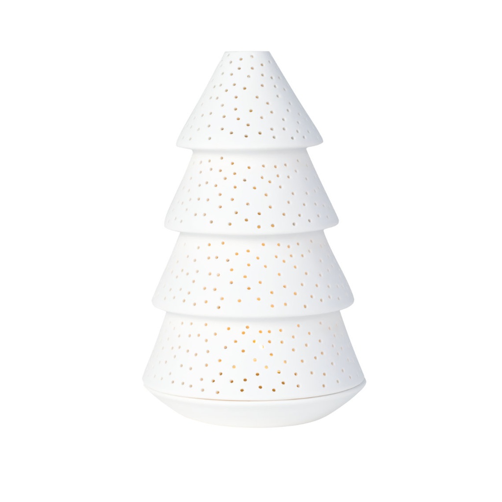 Photophore sapin porcelaine