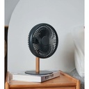 Ventilateur et lampe de bureau détachables Beyond | Gris