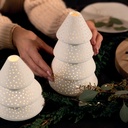 Photophore sapin porcelaine