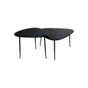 Tables d'appoint marbre noir GM