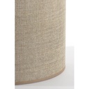 Abat-jour cylindrique CADEN beige