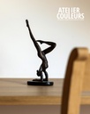 Sculpture POSE debout bronze noir