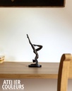 Sculpture POSE debout bronze noir