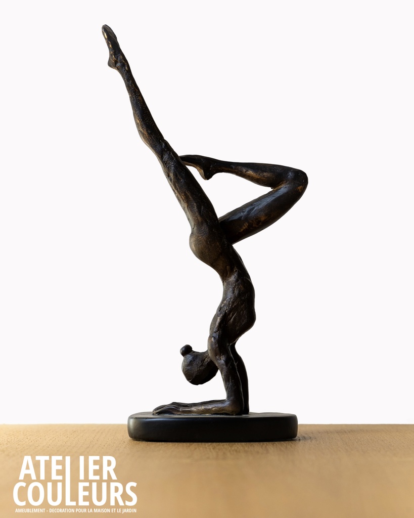 Sculpture POSE debout bronze noir