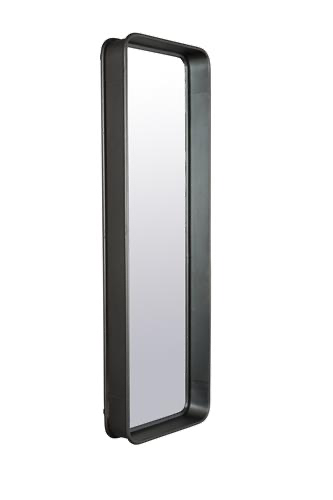 Miroir métal gris