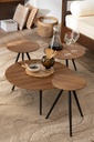 Set de 4 tables ronde