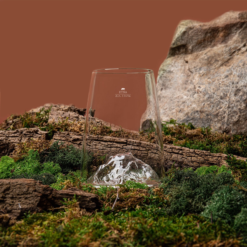 Verre design TOPOGRAPHIC Etna