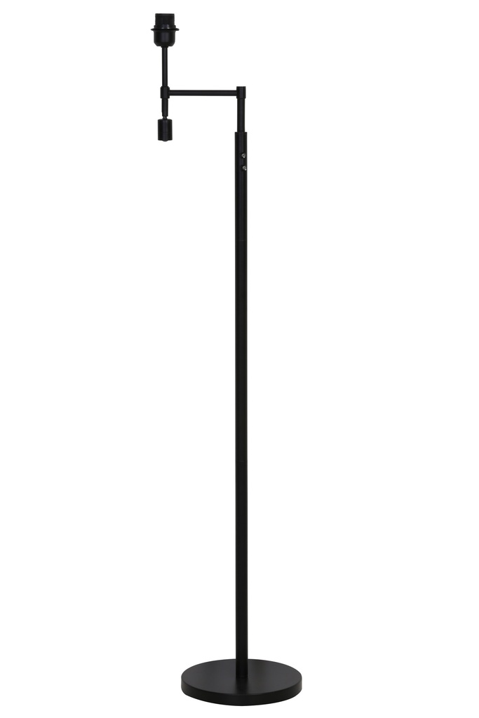 Lampadaire Ø25x140 cm MONTANA noir mat avec LED