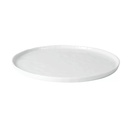 Assiette Porcelino plate blanche ronde