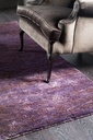 Tapis Descente de lit Chanvre Violet