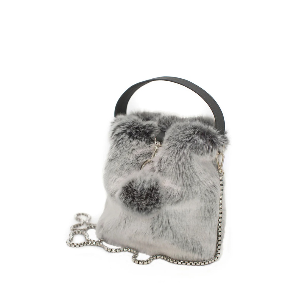 Sac mini fausse fourrure