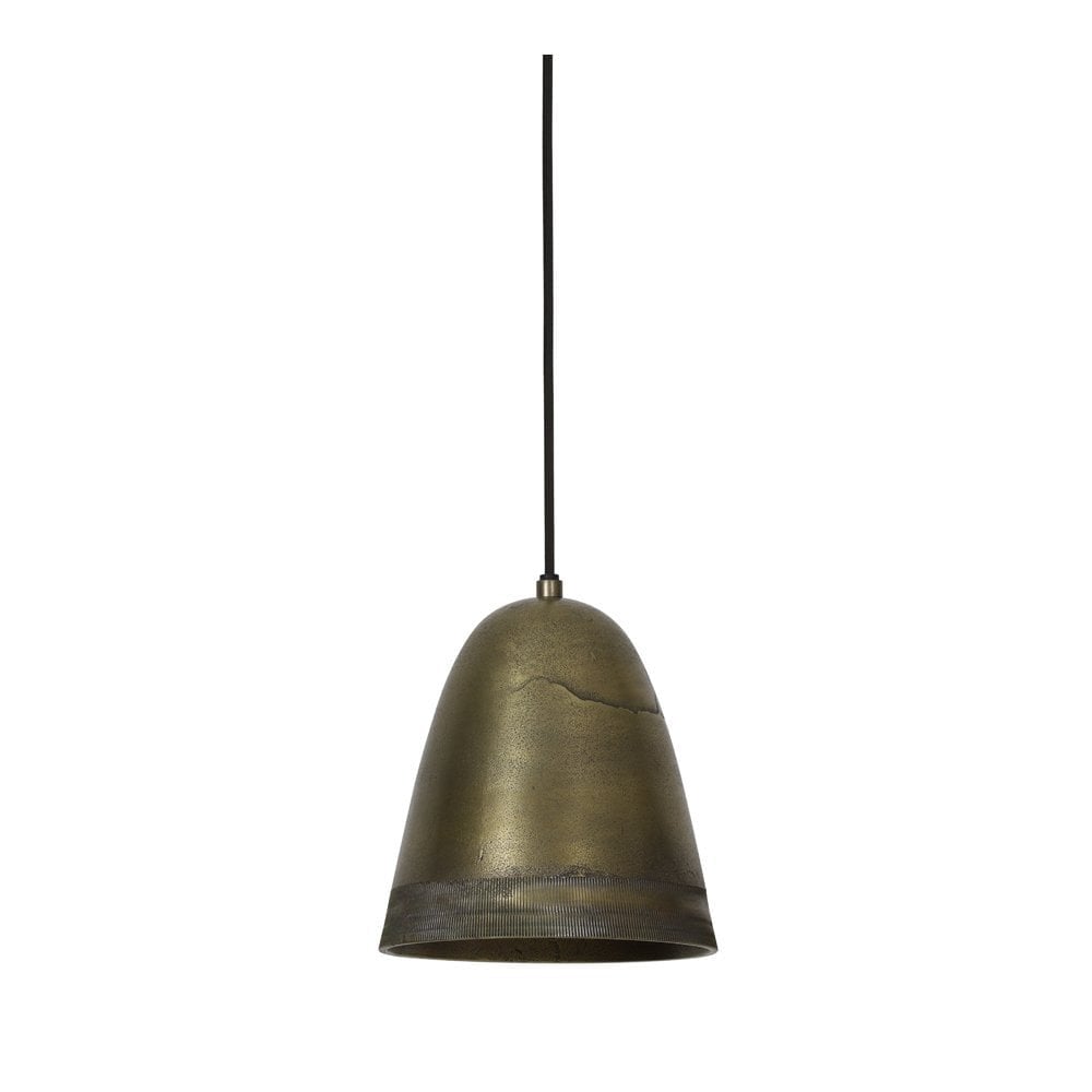 Suspension SUMERI antique bronze brut18 x 20 cm