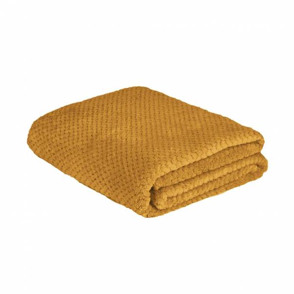 Plaid Super Moelleux Ocre