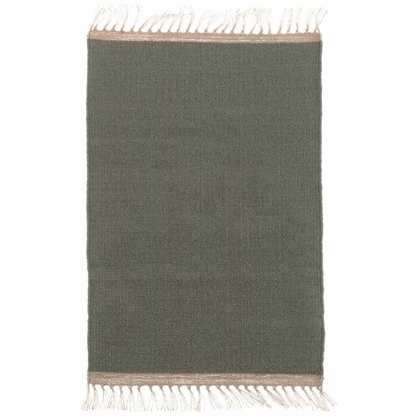 Tapis vert de gris