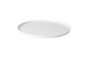 Assiette Porcelino plate blanche ronde