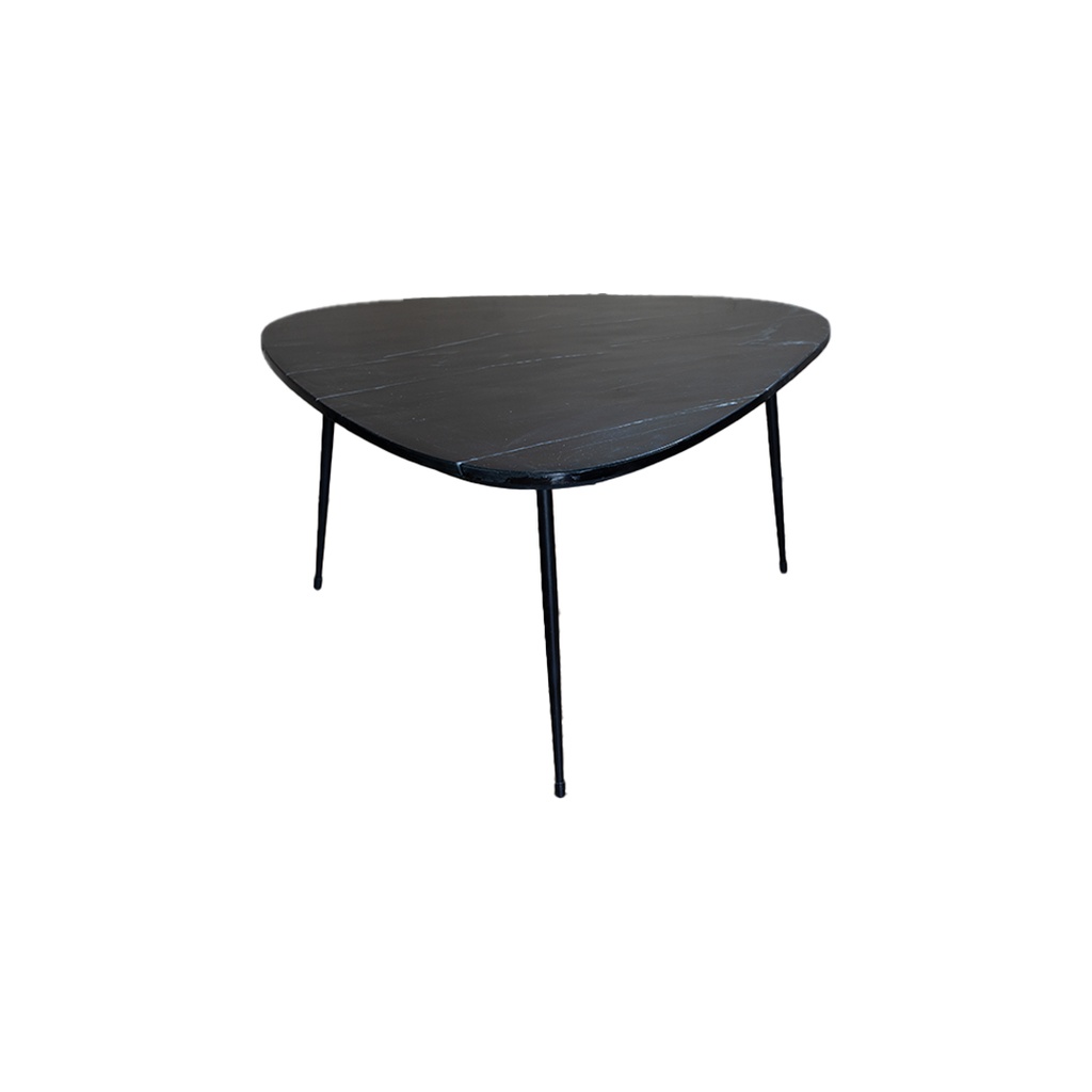 Tables d'appoint marbre noir GM