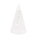 Noël sapin porcelaine LED motifs ajourés mini PM