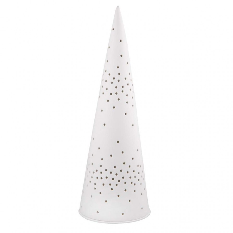 Sapin porcelaine blanc LED lumineux