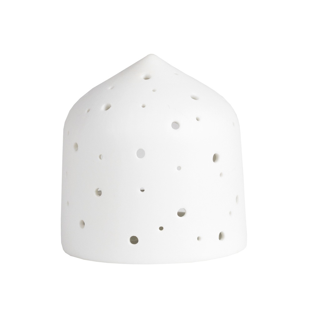 Photophore igloo porcelaine