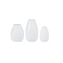 Set de 3 vases porcelaine