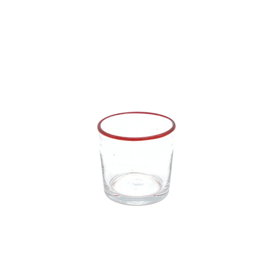 Verrine bord rouge ou bord blanc