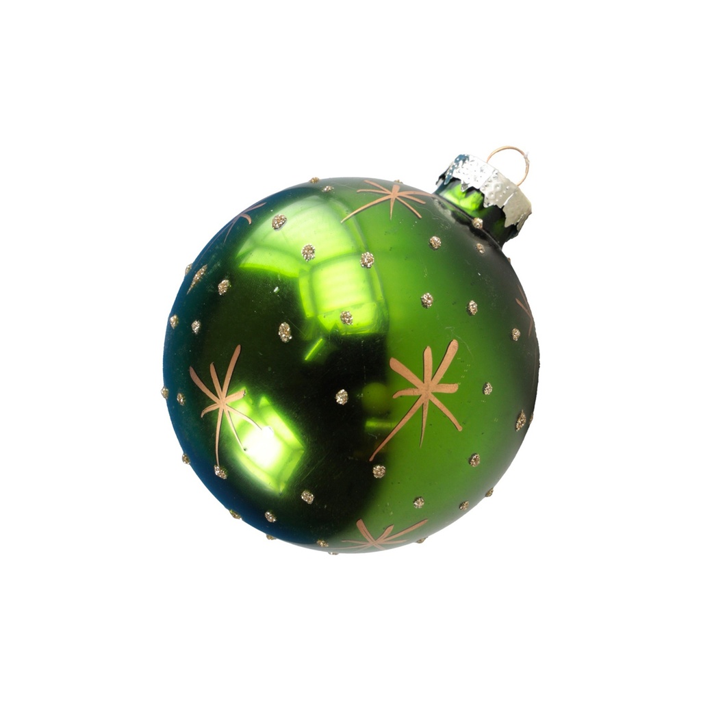 Boule de noël verte GM