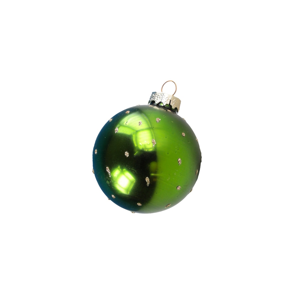 Boule de noël verte PM