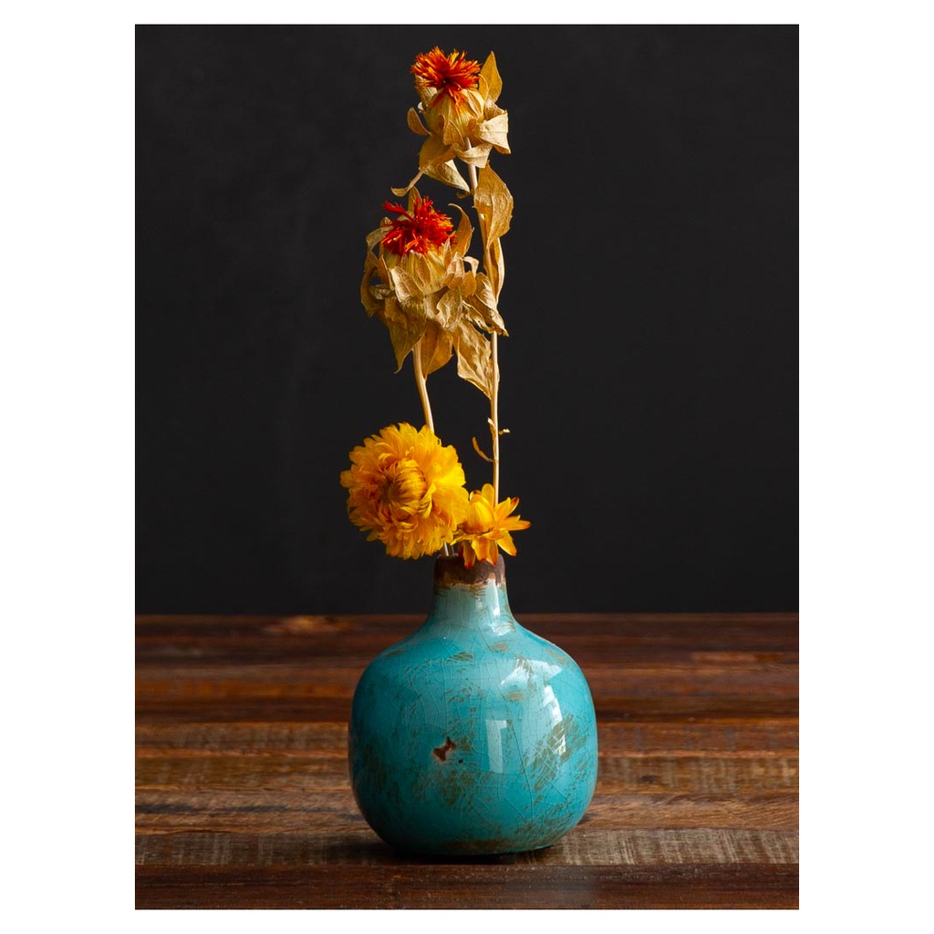 Vase céramique PM Turquoise