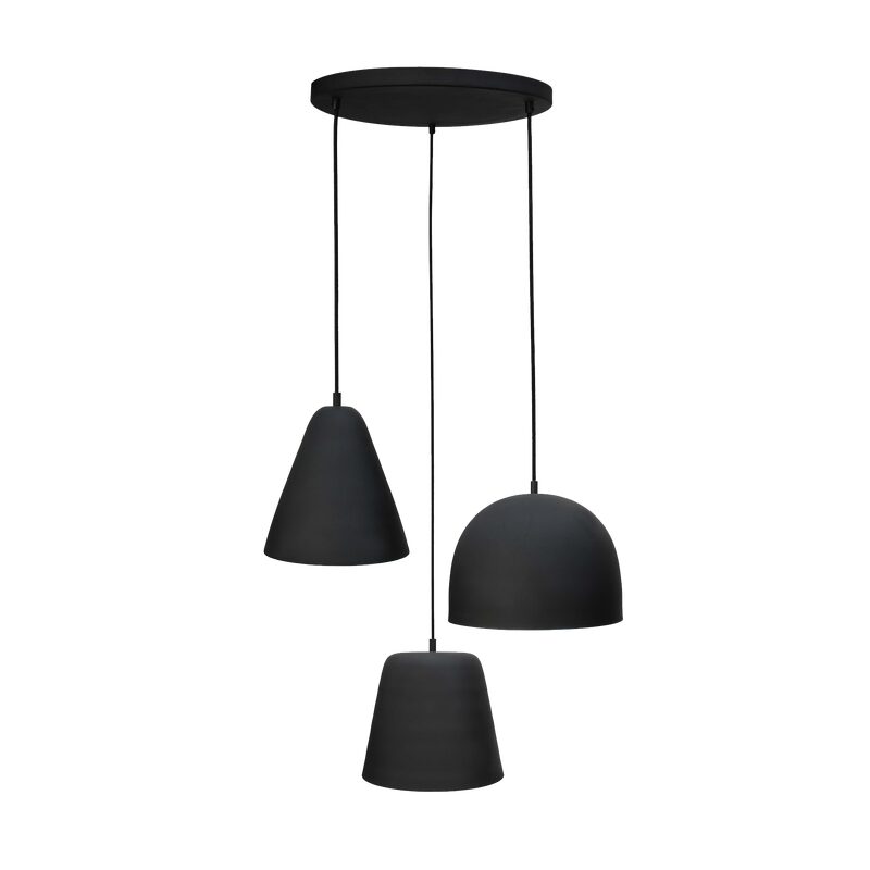 Suspension SPHERE noir mat 40 x 145 cm (LL)