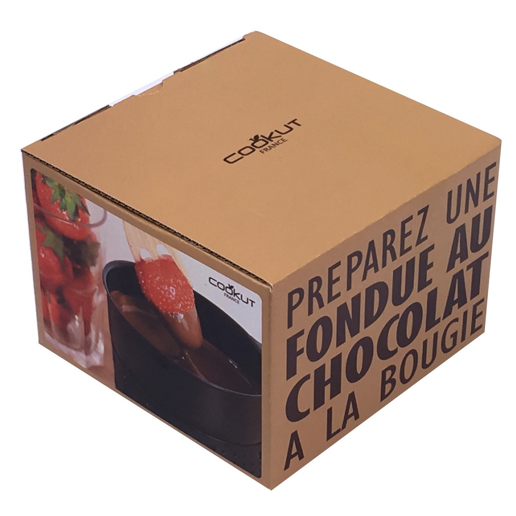 Kit fondue chocolat à la bougie