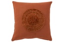 Coussin terracotta 45 X 45 cm