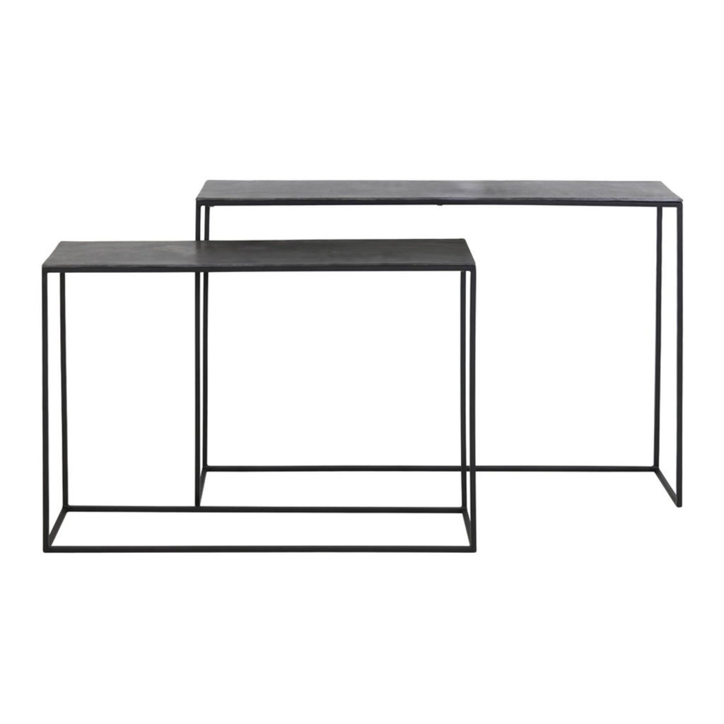 Console S/2 max BOCA plomb brut noir mat