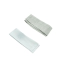 Enveloppe tissu pour fil luminaire blanc ou lin