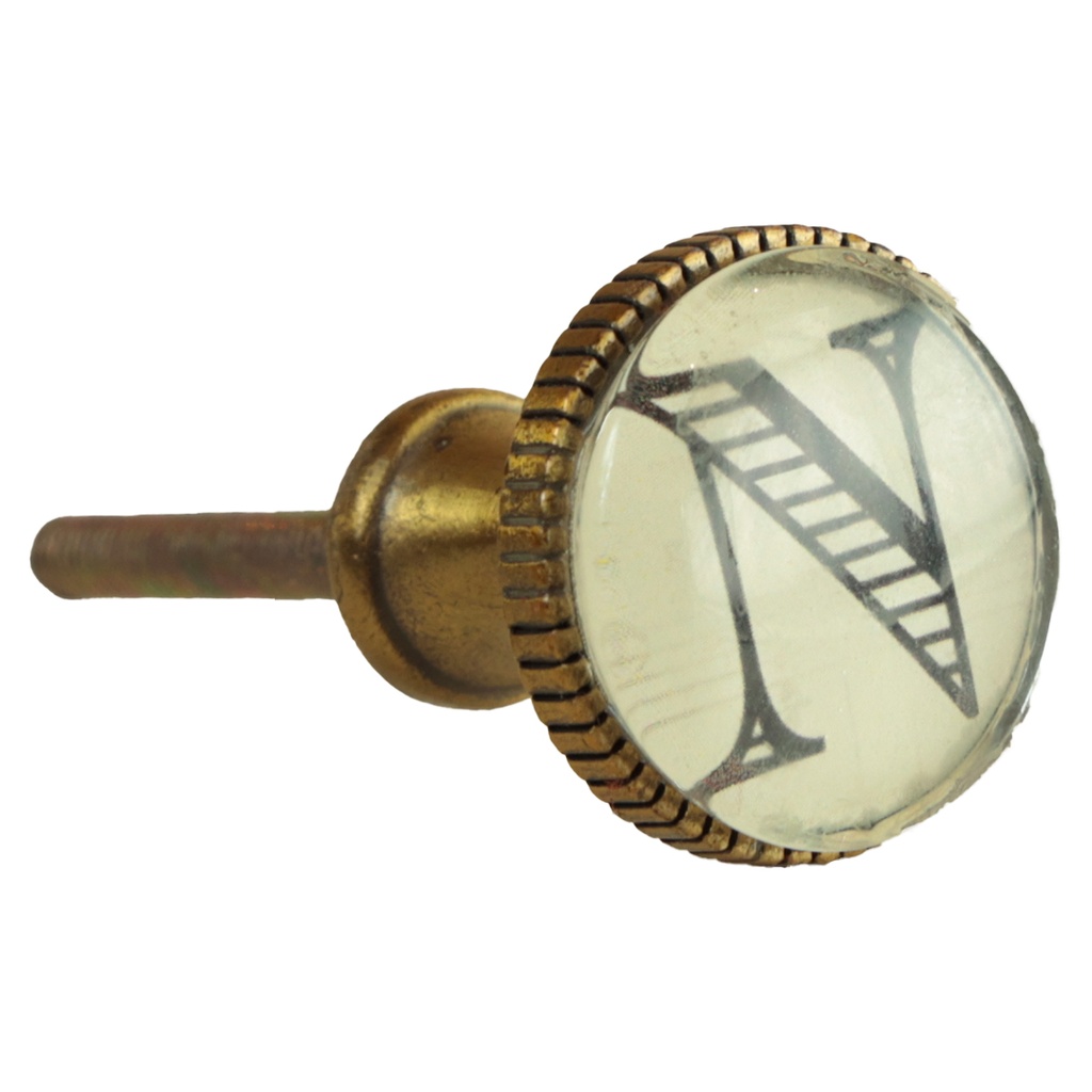 Bouton de porte "Lettre" N