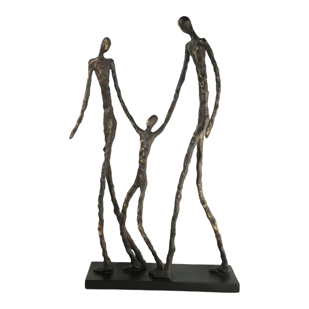 Sculpture POSE bronze noir