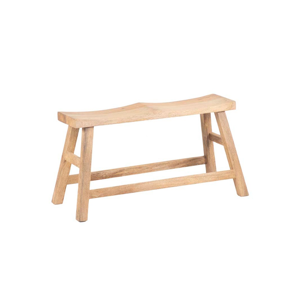 Banc 2 personnes bois naturel