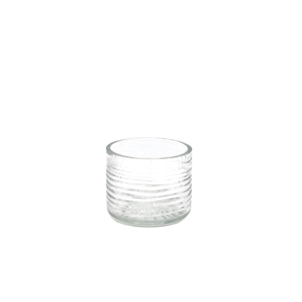 Photophore spirale verre claire PM