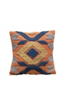 Coussin kilim bleu et orange