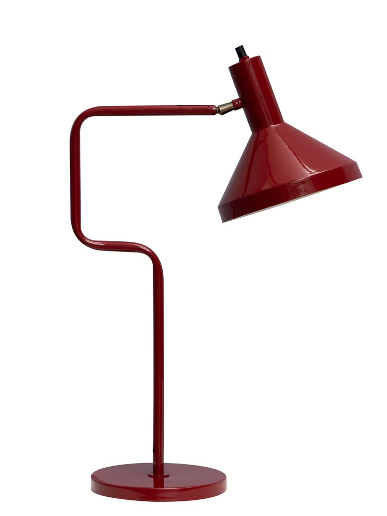 Lampe de bureau Baltimore rouge