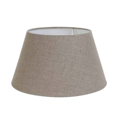 Abat-jour tambour Shade Round Dark Linen