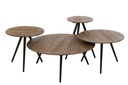 Set de 4 tables ronde