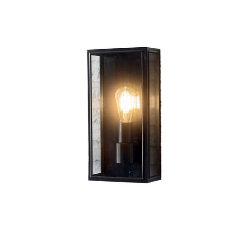 [GT000082] Applique extérieure Belgrave lanterne rectangulaire haute acier